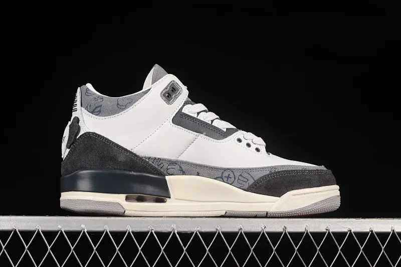 All categories Air Jordan Jordan series basketball shoes Air Jordan 3 Kaws x Air Jordan 3 AJ3 Joe 3 joint custom model cultural basketball shoes
